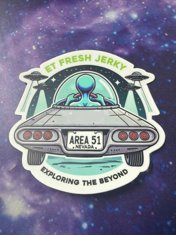 ETFRESH JERKY BUMPER STICKER
