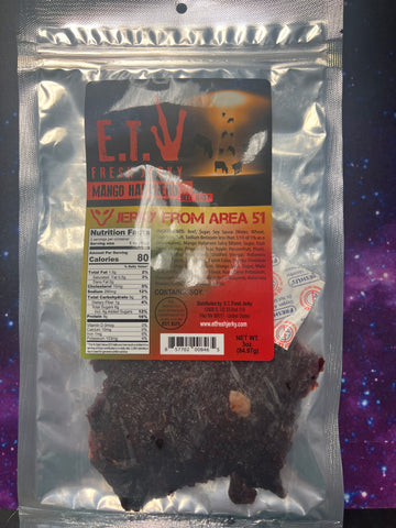 Mango mango habanero beef jerky