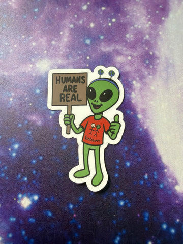 Humans Are Real Sticker