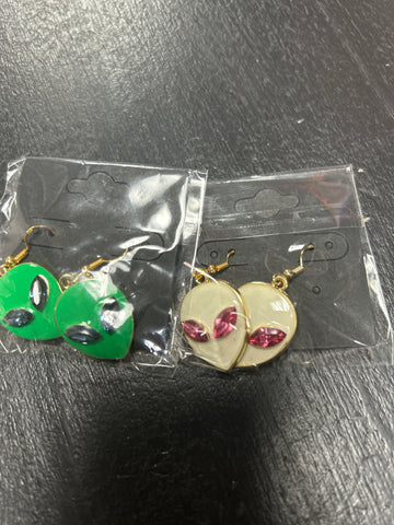 Alien Earrings