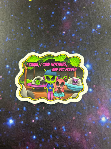 MEDIUM SAW NOTHING STICKER