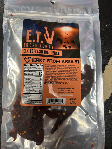Elk teriyaki hot