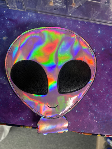 Pink Alien head purse