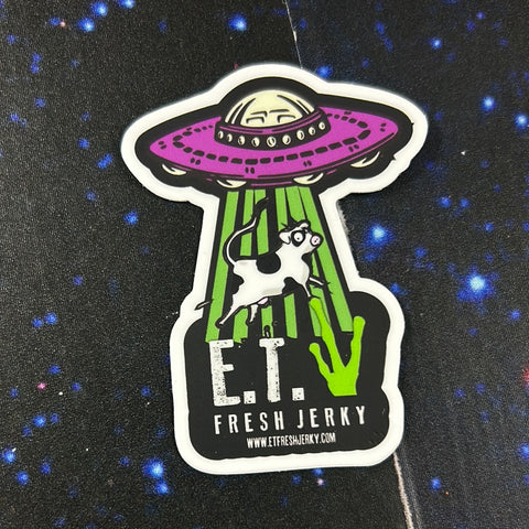 PURPLE SHIP MEDIUM STICKER