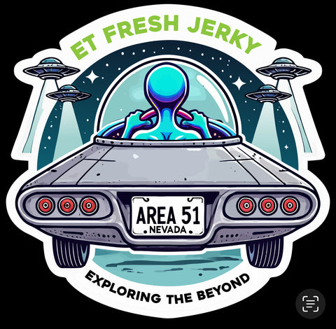 ETFRESH JERKY BUMPER STICKER