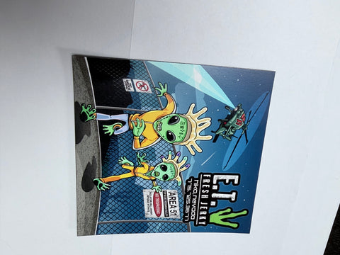 HUGE ESCAPE FROM AREA 51 STICKER