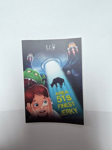 MEDIUM WITNESSING ABDUCTION STICKER