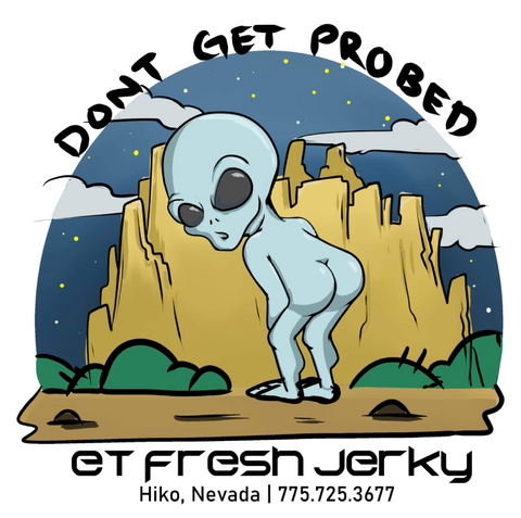 SMALL DONT GET PROBED STICKER