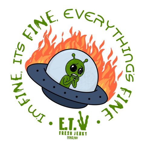 EVERYTHINGS FINE STICKER