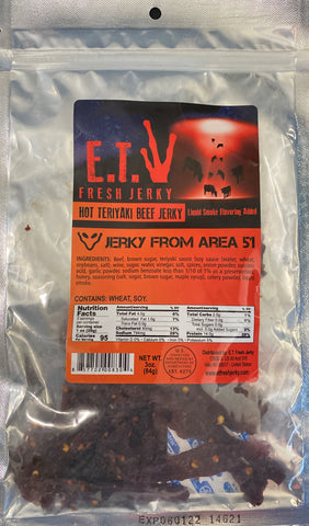 Hot Teriyaki Beef Jerky