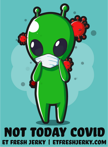 SMALL COVID STICKER